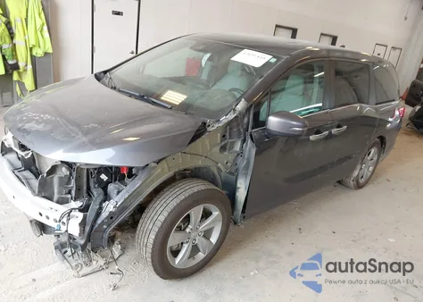 2019 Honda Odyssey Ex-L из США, поврежденный, VIN 5FNRL6H79KB124212